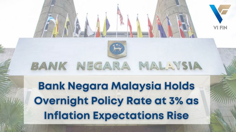 Bank Negara Malaysia Holds Overnight Policy Rate as Inflation Expectations Rise